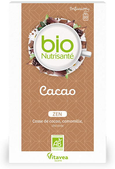 Vitavea - Biosnutrisanté - Infusion Cacao - Zen - 20 sachets