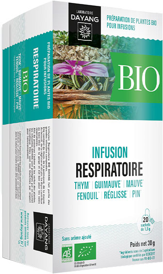 Dayang Infusion Respiratoire Bio 20 sachets