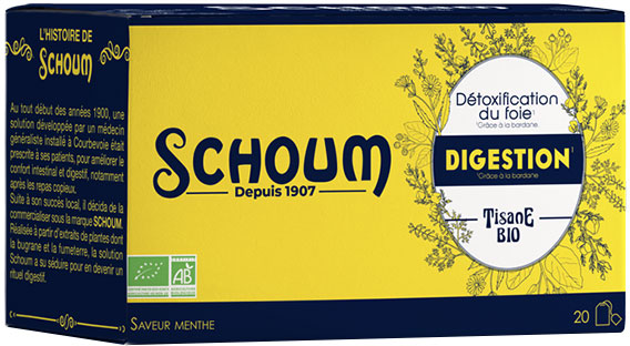 Schoum Digestion Tisane Menthe Bio 20 sachets