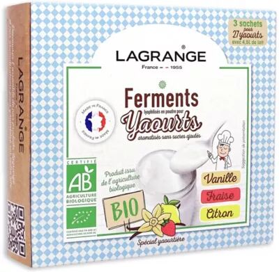 Ferments LAGRANGE BIO arome Vanille-Frai