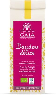 Les Jardins de Gaïa Rooibos bio doudou délice - grenade, framboise 100g