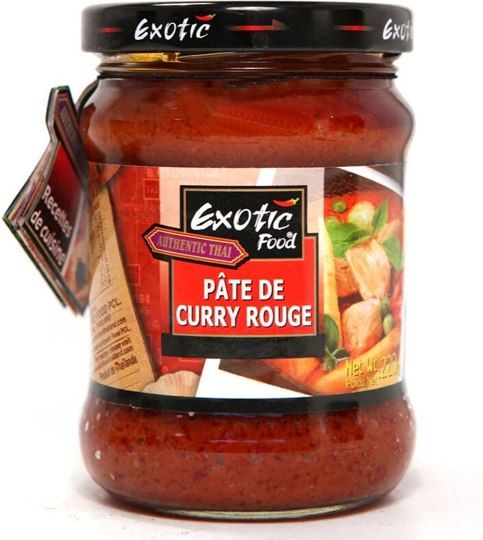 Asiamarché france Pâte de curry rouge Exotic Food 200g