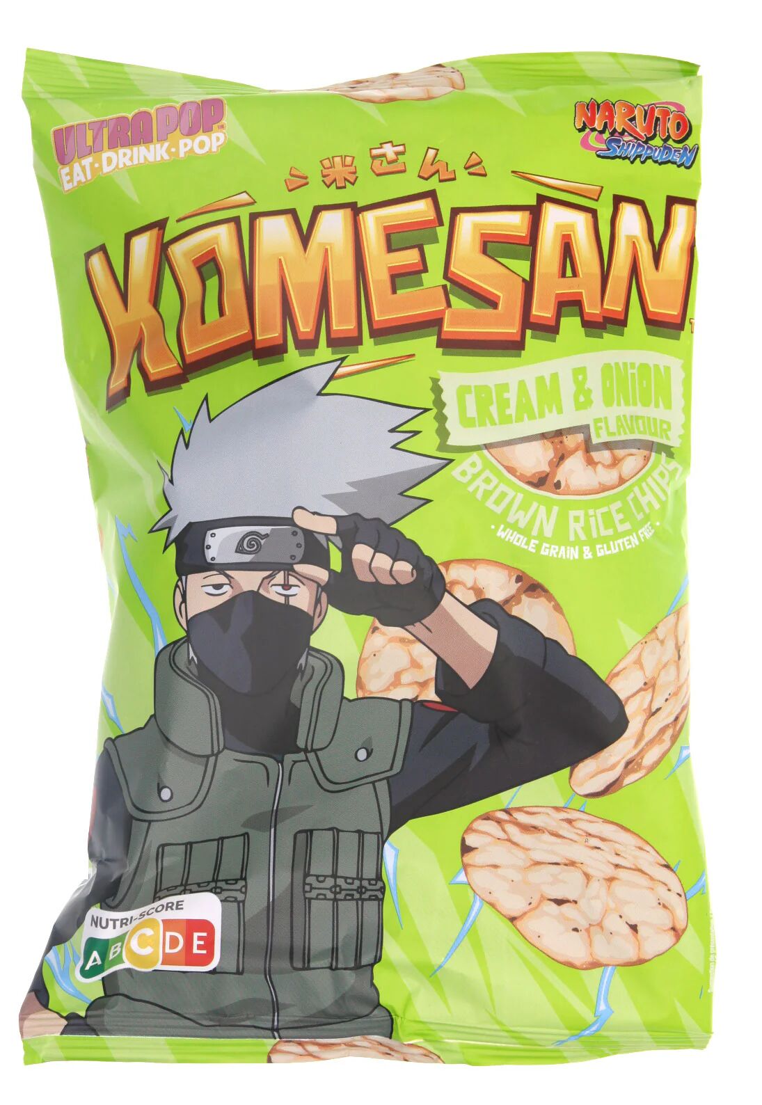 Asiamarché france Chips de riz soufflées au Fromage 60g Naruto Komesan