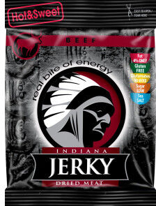 Indiana Jerky Hot & Sweet Beef Jerky Viande Séchée Indiana Jerky 25 g