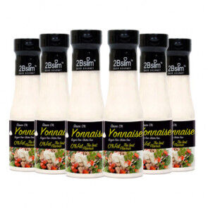 2bSlim Pack de 6 Sauces Mayonnaise 0% 2bSlim 250 ml