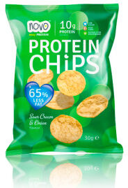 Novo Nutrition Protein Chips Cebolla y Crema Agria 30 g Novo Nutrition