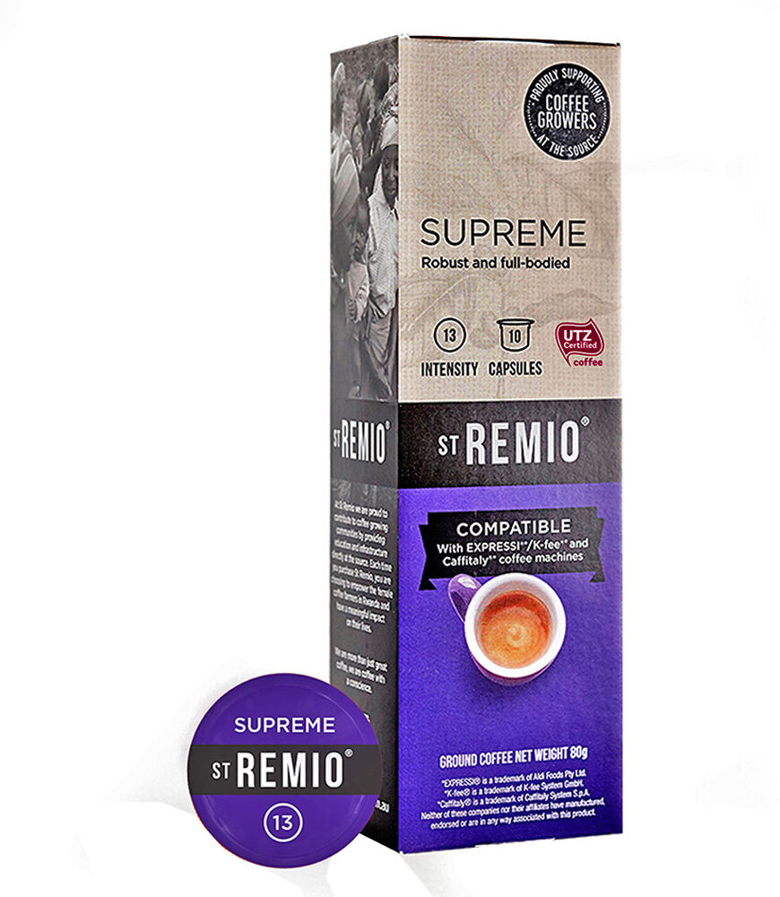 St. Remio Supreme pour Caffitaly. 10 Capsules