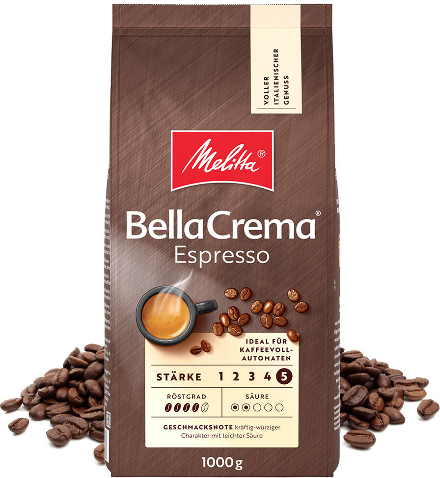 BellaCrema Espresso - Melitta - 1 kg café en grains