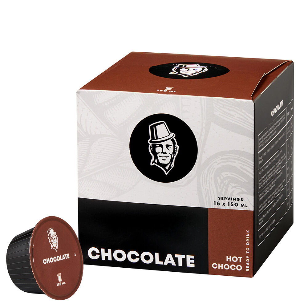 Kaffekapslen Cacao pour Dolce Gusto. 16 Capsules