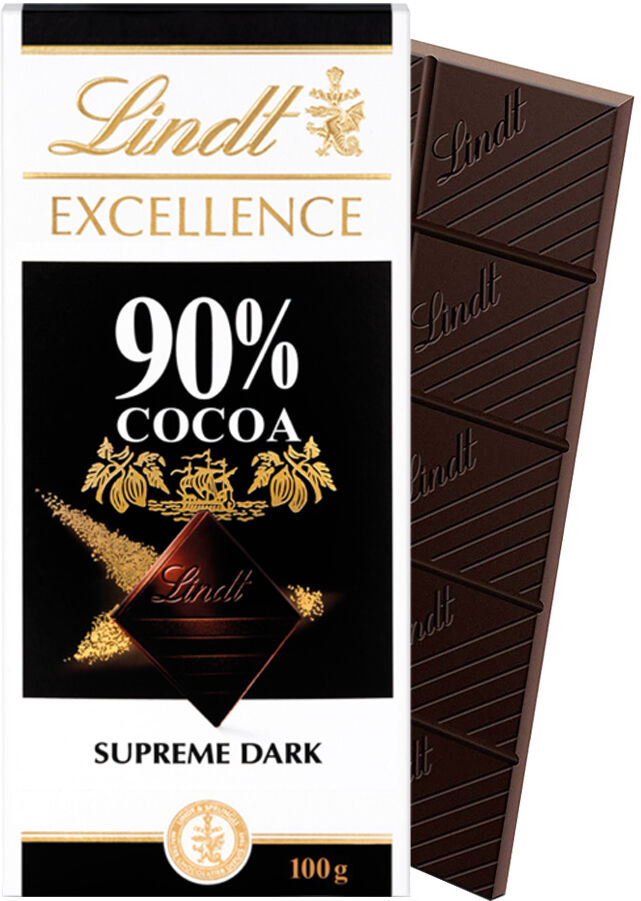 Lindt 90% Cacao - 100 g. chocolate