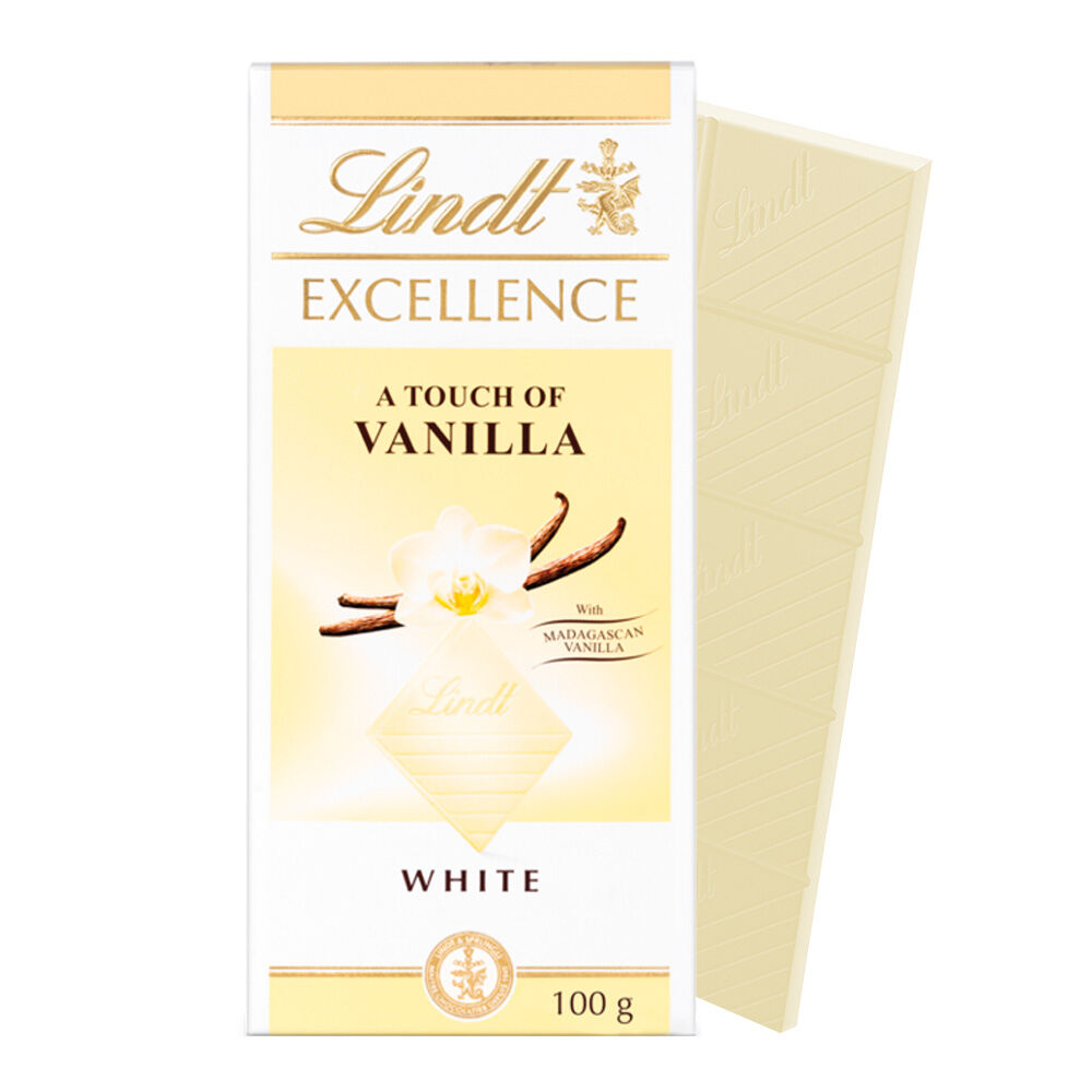 Lindt White Vanilla - 100 g. chocolat