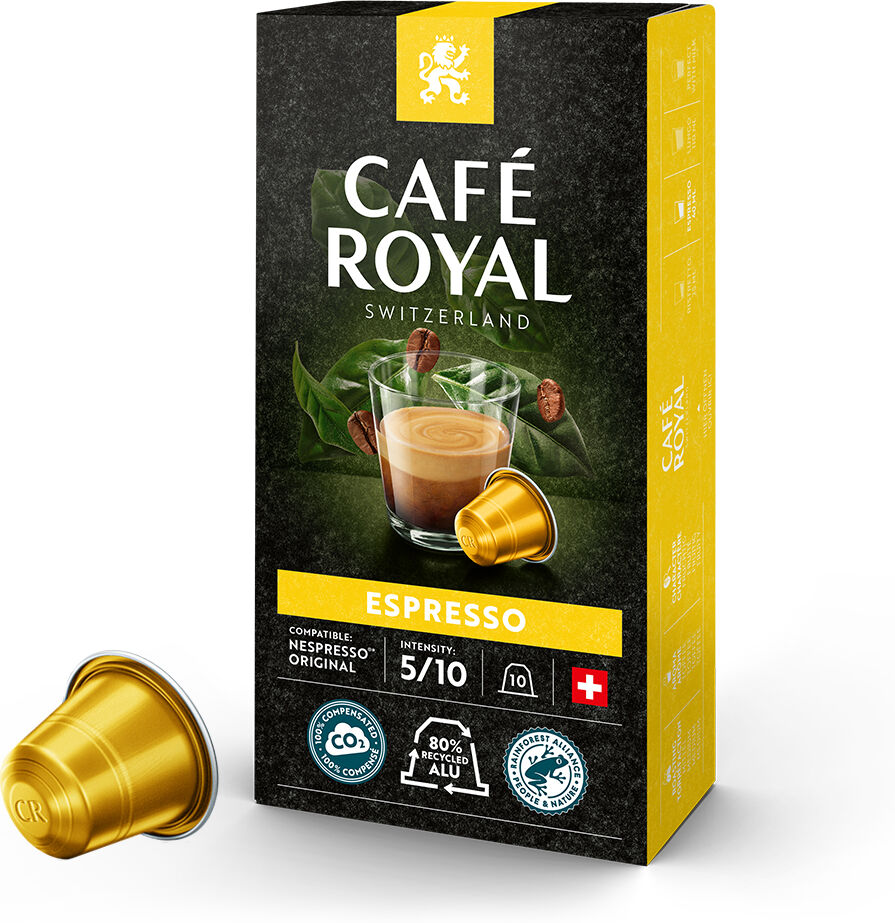 Café Royal Espresso pour Nespresso. 10 Capsules