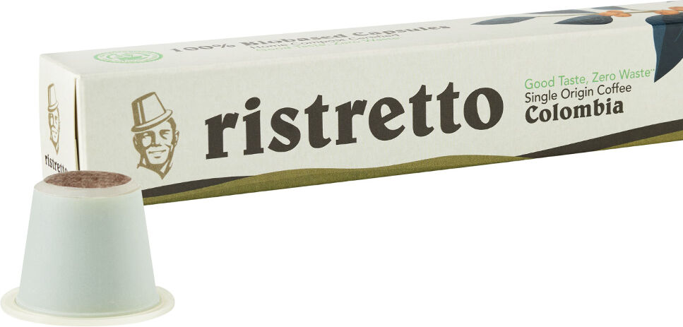 Kaffekapslen Ristretto Colombia pour Nespresso. 10 Capsules