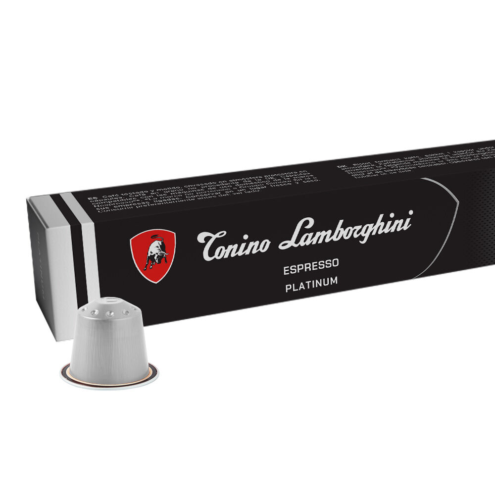 Tonino Lamborghini Tonino Lamborghini Espresso Platinum pour Nespresso. 10 Capsules