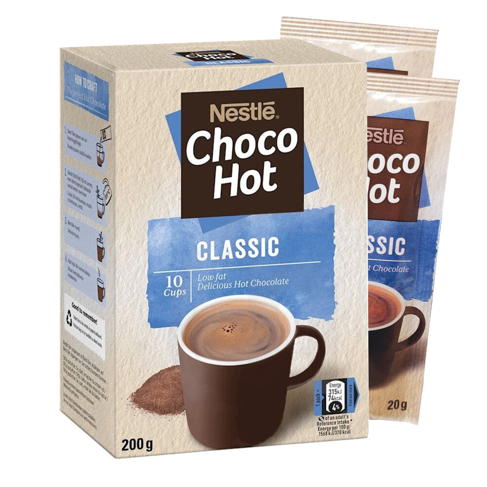 Nescafé Choco Hot Classic - 10 sachets de cacao instantané