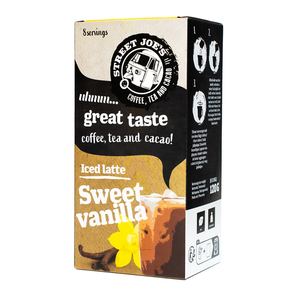 Vanilla Iced Latte - Street Joe's - 8 sachets de café instantané