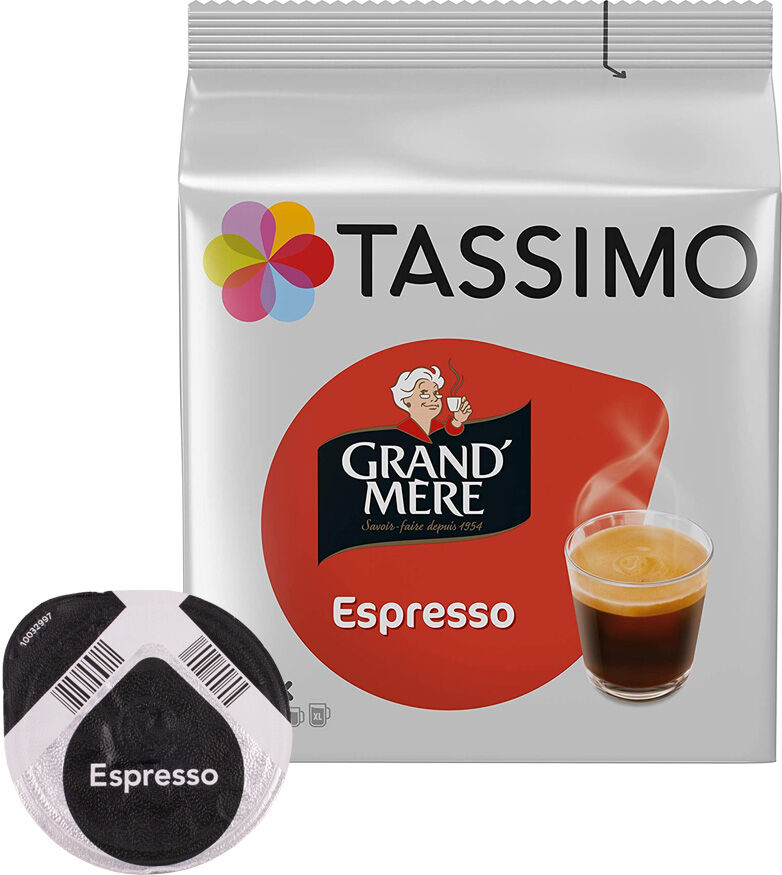 Grand Mere Espresso pour Tassimo. 16 Capsules