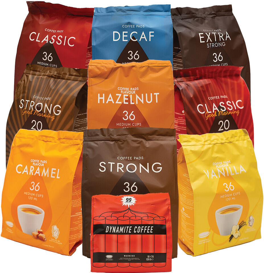 Kaffekapslen Variety pack pour Senseo. 310 dosettes