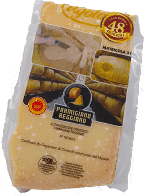 Parmigiano Reggiano 48 Mois 0.5kg - caseificio Ugolotti