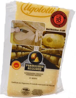 Parmigiano Reggiano 18 Mois 0.5kg - caseificio Ugolotti