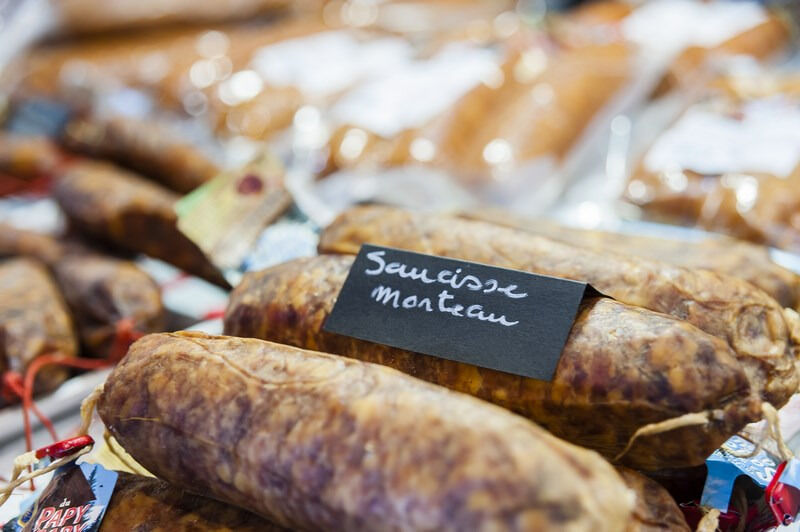 Saucisse de Morteau IGP Tuyé du Papy Gaby - En direct de Constant Fromages & Sélections (Doubs)