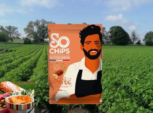 Chips Épices du monde 10x125g - En direct de SO CHiPS (Oise)