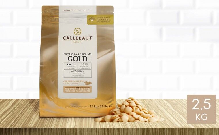 Callebaut Chocolat Gold 30,4 % pistoles - sachet 2,5 kg