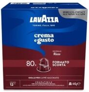 480 Capsules Café Aluminium Lavazza Crema Gusto Ricco Compatibles Nespresso