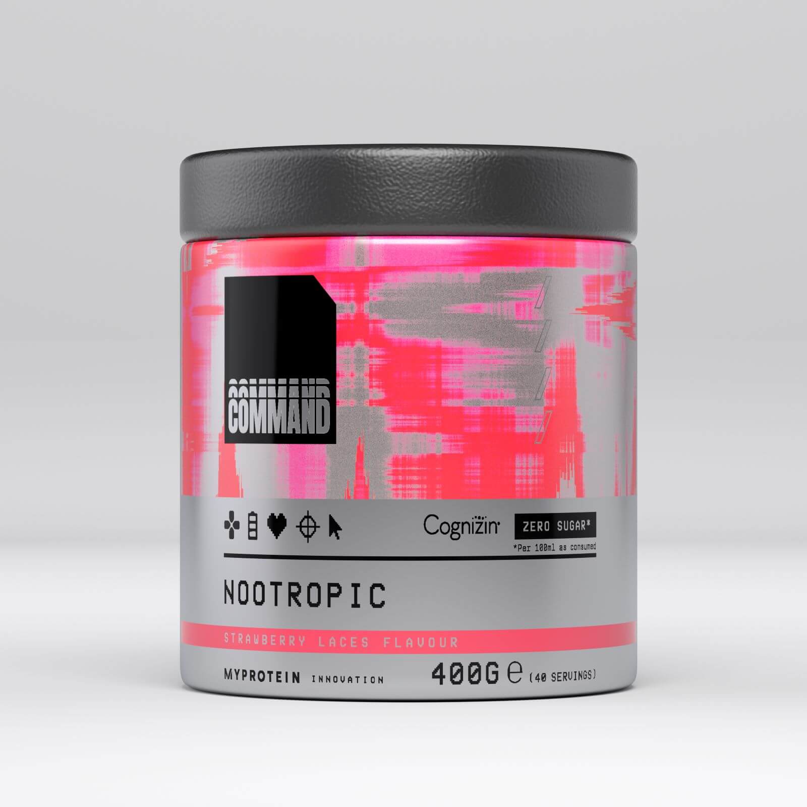 E-Sports Command Nootropic Tub - Strawberry Laces