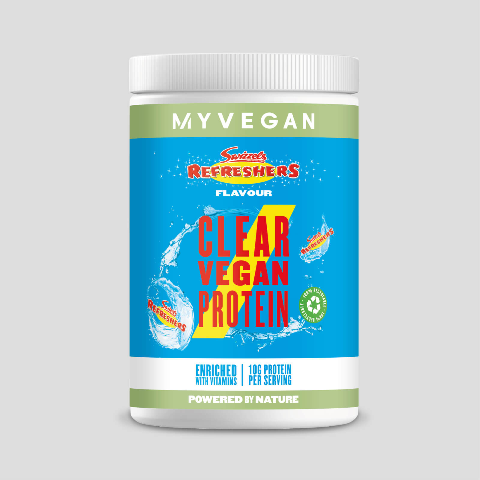 Myvegan Clear Vegan Protein - 10servings - Swizzels - Refreshers