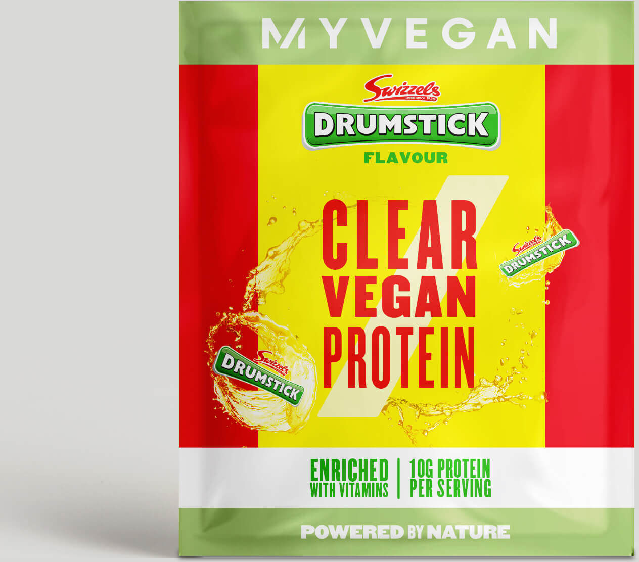 Myvegan Clear Vegan Protein (Sample) - 16g - Swizzels - Drumsticks