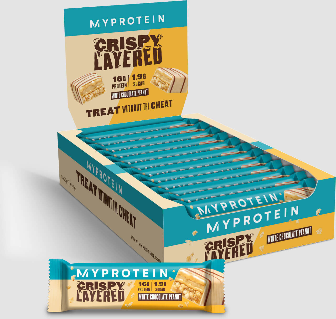 Myprotein Crispy Layered Bar - White Chocolate Peanut