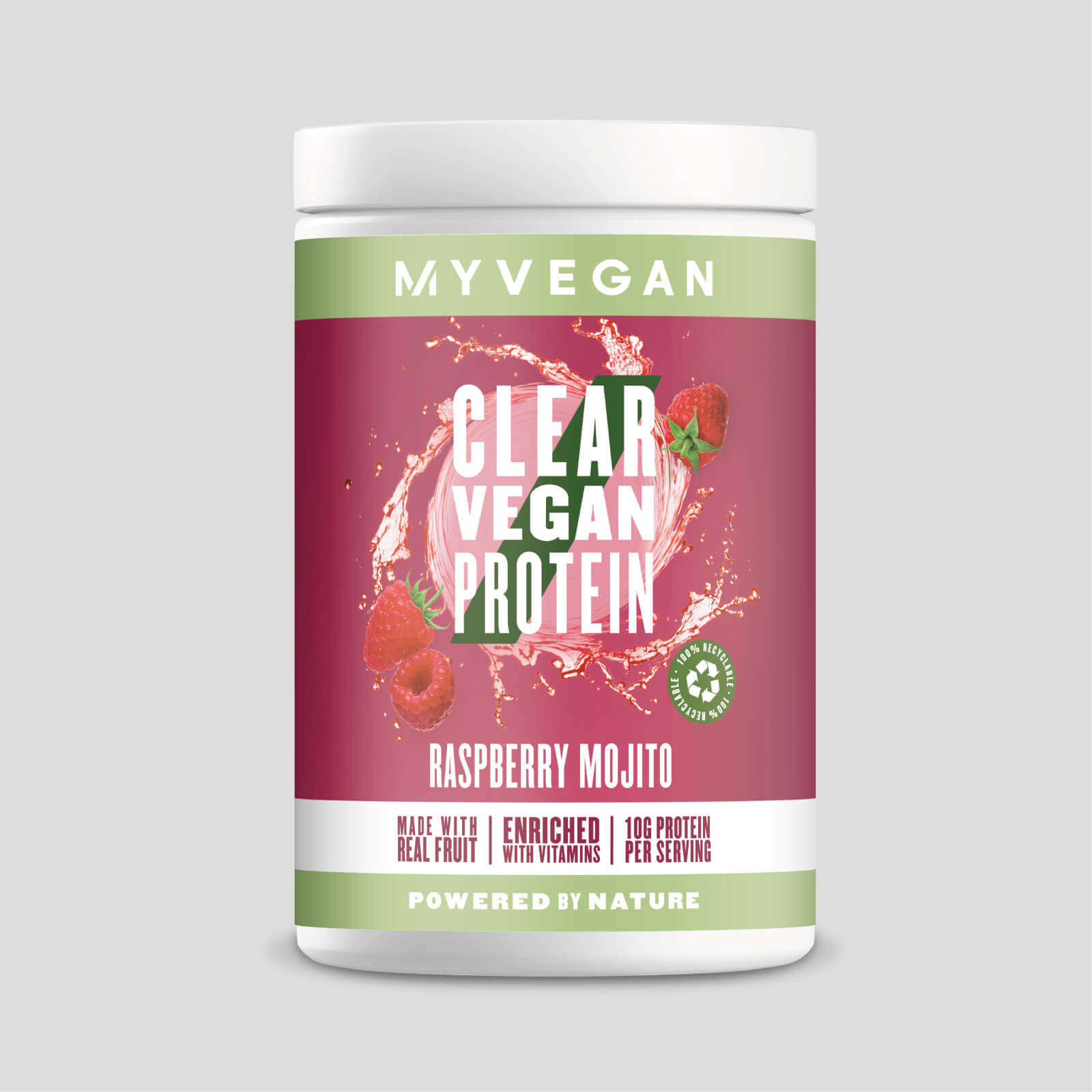 Myvegan Clear Vegan Protein - 40servings - Raspberry Mojito