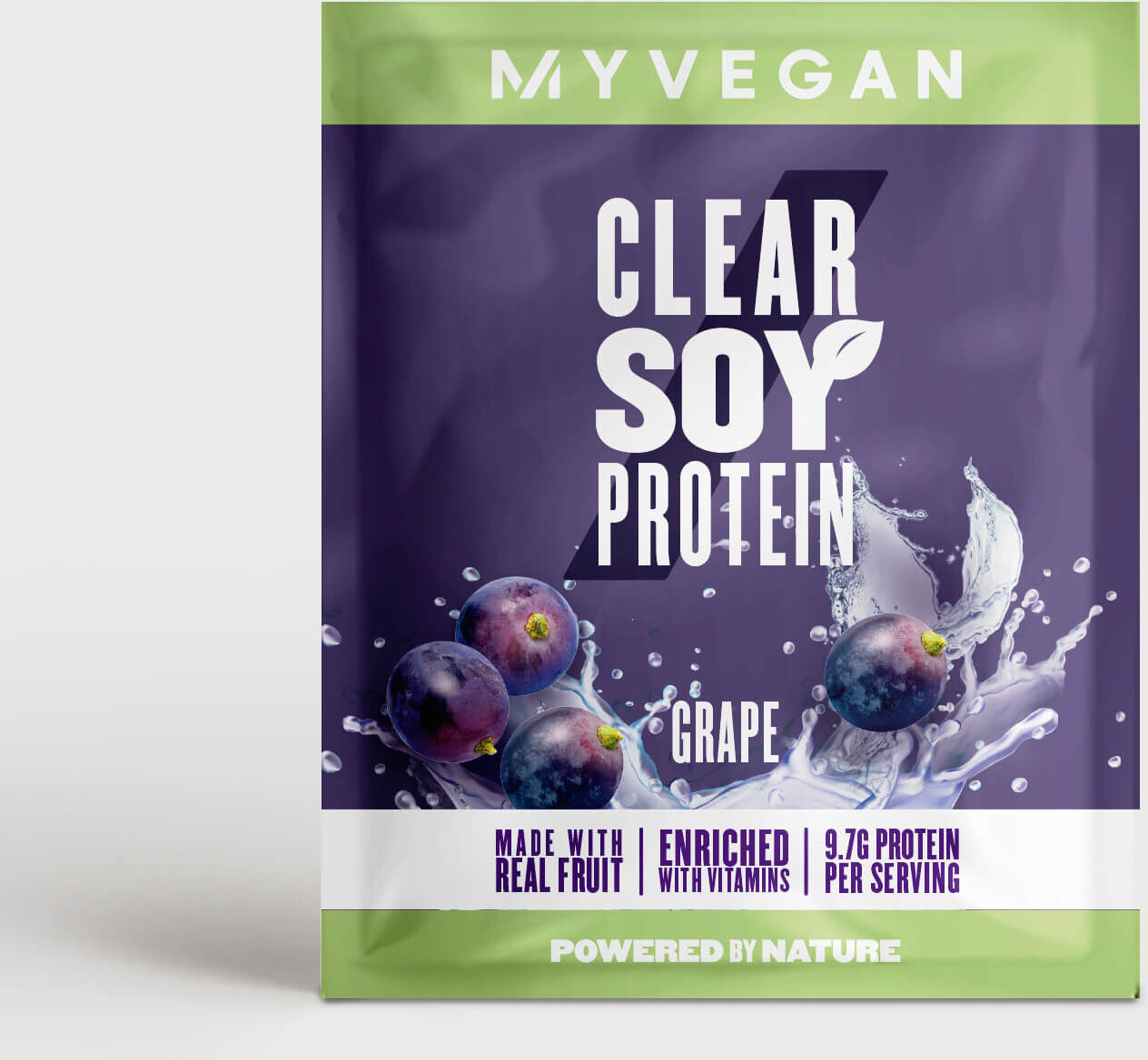 Myvegan Clear Soy Protein (Sample) - 17g - Grape