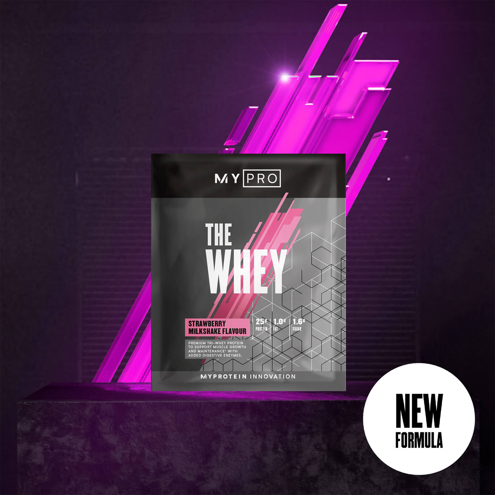 Myprotein THE Whey (Sample) - 30g - Strawberry Milkshake