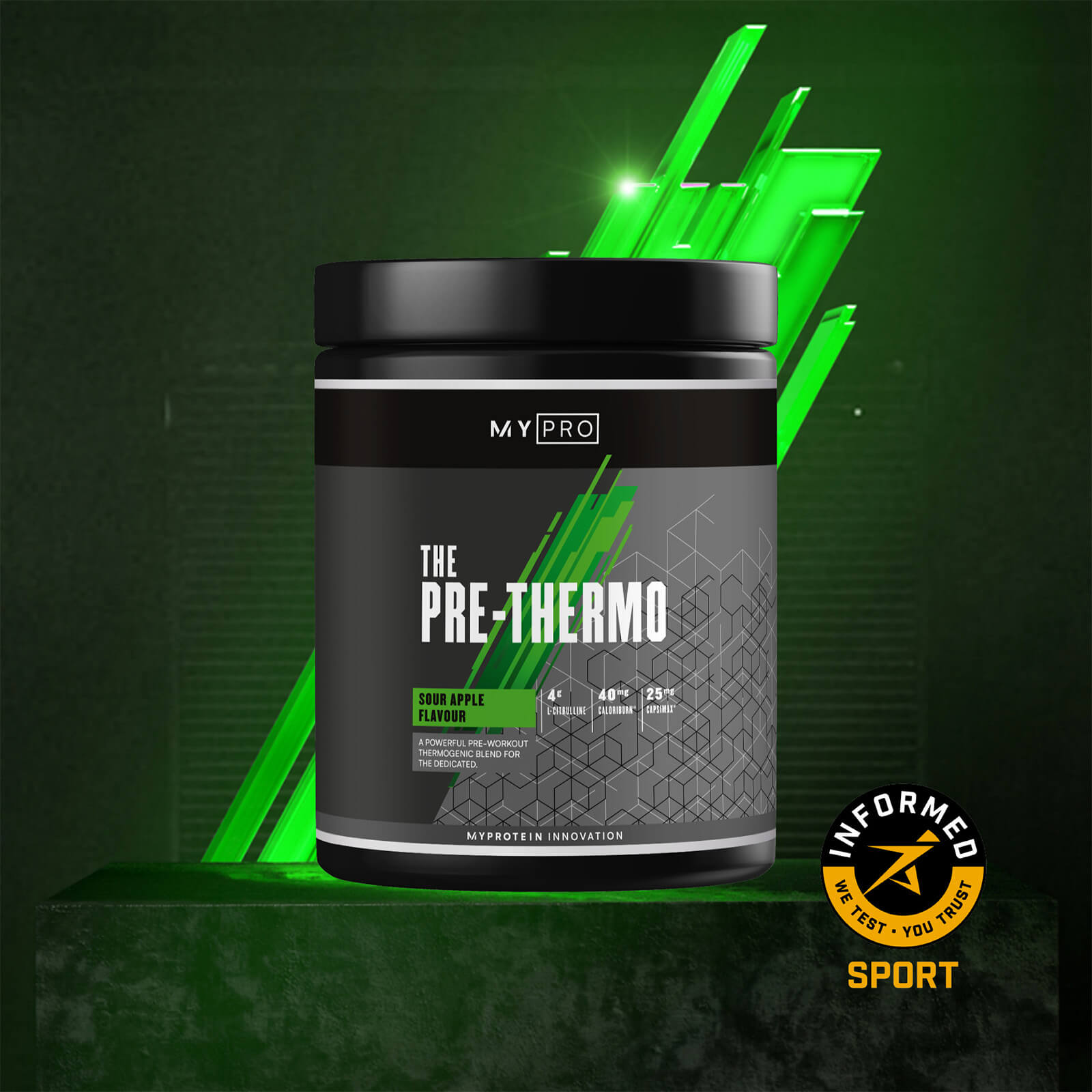 Myprotein THE Pre-Thermo - 30servings - Sour Apple