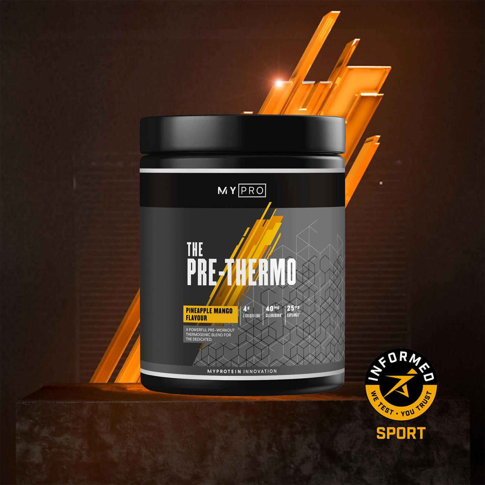 Myprotein THE Pre-Thermo - 30servings - Pineapple Mango