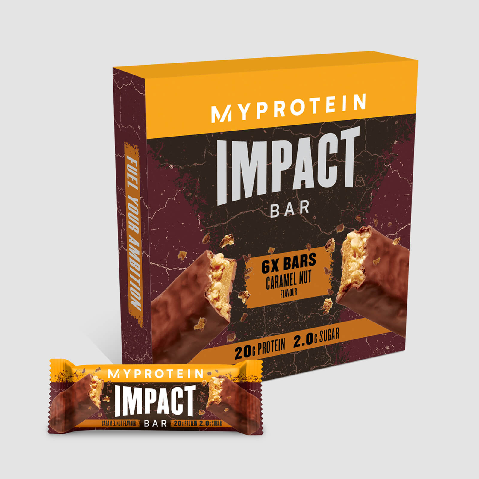 Myprotein Impact Protein Bar - 6Bars - Caramel Nut