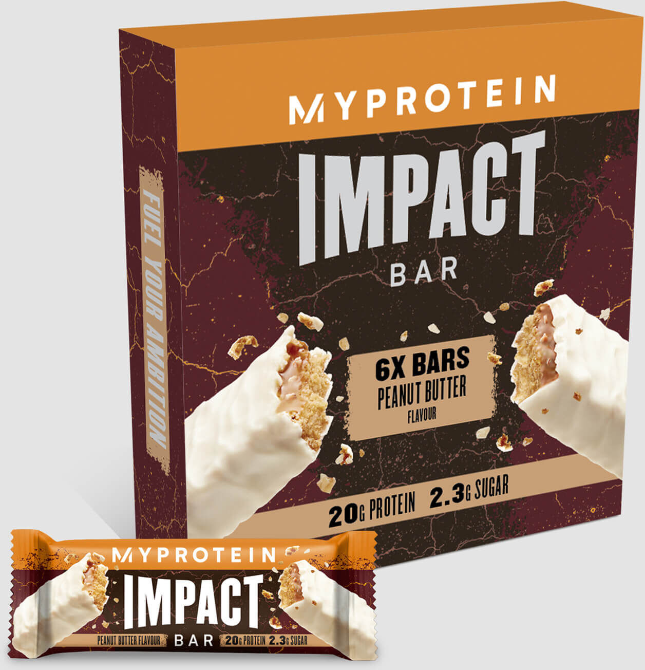 Myprotein Impact Protein Bar - 6Bars - Peanut Butter