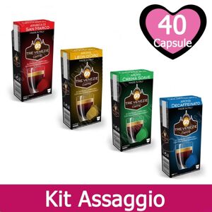 Caffè Tre Venezie Kit Assaggio Compatibili Nespresso - Capsule  40 Pz