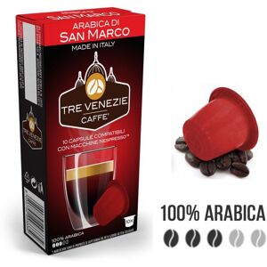 Caffè Tre Venezie 100 Capsule Caffè Arabica Tre Venezie - Compatibili Nespresso