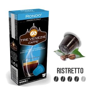 Caffè Tre Venezie 10 Capsule Ristretto Compatibili Nespresso -