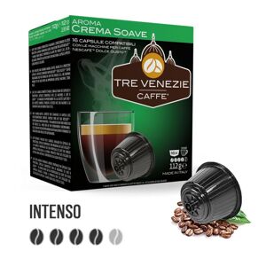 Caffè Tre Venezie 80 Capsule Caffè Crema Soave Tre Venezie - Compatibili Nescafè Dolce Gusto