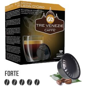 Caffè Tre Venezie 16 Capsule Leon D'Oro Compatibili Lavazza A Modo Mio