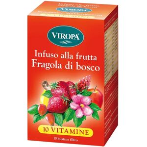 Viropa Infuso alla Frutta Fragola di Bosco, 15 bustine filtro