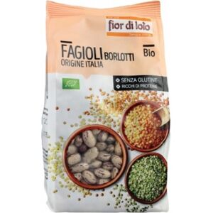 Fior Di Loto Fagioli Borlotti Origine Italia Senza Glutine Bio, 400g