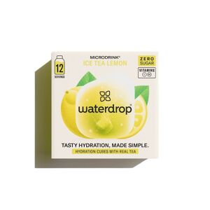 Waterdrop Microdrink - Ice Tea Bevanda gusto Limone, 12 cubetti
