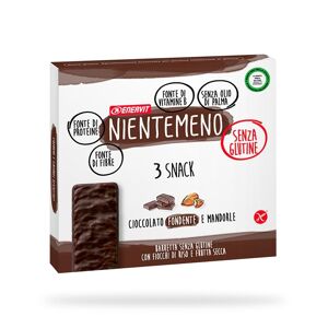 Enervit Nientemeno Barretta Cioccolato Fondente E Mandorle 3 Pz