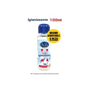 Gel Igienizzante Mani One Day + Igiene. Gel Alcolico Sanificante Contro Germi E Batteri. Formato Tascabile Da 100 Ml