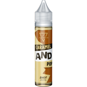 Suprem-e Caramel And Pop Liquido Shot 20ml Pop Corn Cioccolato Caramello Salato